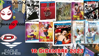 NUOVE USCITE ANIME HOME VIDEO 16 DICEMBRE 2023 [upl. by Joon]