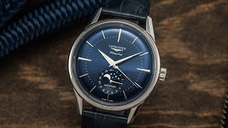 A New Moonphase Watch From Longines With Stellar Looks  Flagship Heritage Moonphase [upl. by Ahsen807]