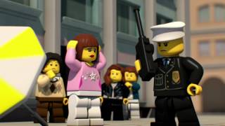 Rocket Cash and Flying Thieves  LEGO City  Mini Movies Ep 2 [upl. by Comethuauc]