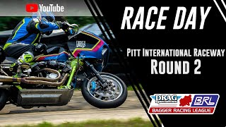 2023 Bagger Racing League Round 2  Pitt International Raceway  Full TV Episode [upl. by Breana]