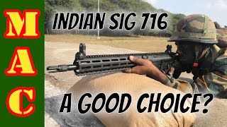 Would you choose a 308 for a fighting rifle Indias new Sig 716i rifle [upl. by Iturhs]