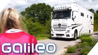 700000€ Dieser LKW ist ein XXL LuxusWohnmobil  Galileo  ProSieben [upl. by Ewen]