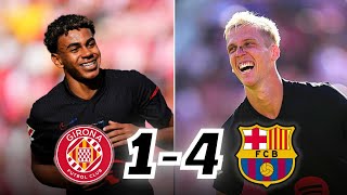 🎖️ BARÇA is in DESTROYER MODE  GIRONA 1️⃣ FC BARCELONA 4️⃣ [upl. by Cung]