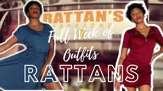 I style a week of outfits from RATTANS  Trinidad amp Tobago Youtuber  Vlog and Try on Haul [upl. by Ladnyc]