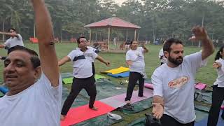 Musical Clap Yoga l Deepawali 2024 l ताली योगा l Ram Aayenge । Jio Park Panipat l Fitnees amp Rhythm l [upl. by Ahsyekal]