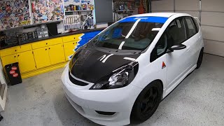 How to build a Honda Fit Spoon k20 Swapped Midlife Crisis [upl. by Naugal]