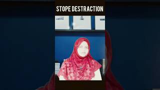 Stope Destraction  how to overcome distraction tabassumshaikh012 youtubeshorts shorts [upl. by Athallia]