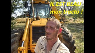 je lai enfin le tractopelle jcb  Episode 1 présentation de cet engin qui rend tant de service [upl. by Fang]