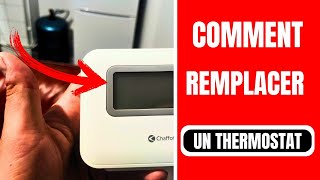 Comment remplacer un thermostat sans fil rapidement sur chaudière murale  🔧😉 [upl. by Kerril]