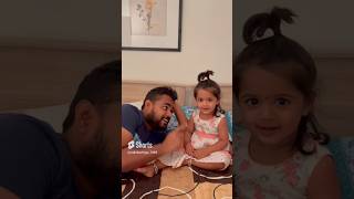 I love my Dad ❤️🥰❤️ ammu dad dadlove cutebaby cute baby shorts yt [upl. by Cockburn]