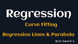 Regression  Regression Lines  Curve Fitting regresión regressiontesting linesofregression math [upl. by Annoid]