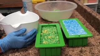 How to use shreds in soap Custom orders [upl. by Kcirddec]