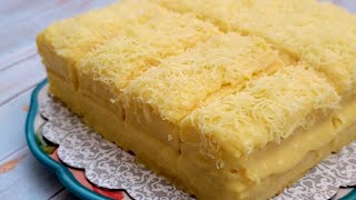 Chiffon Cake with creamy YEMA Spread  Yema Cake [upl. by Ycnan188]