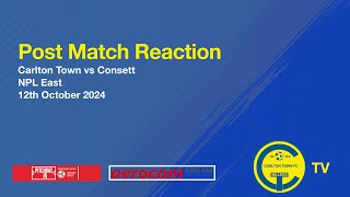 Consett Post Match Reaction Tommy Brookbanks [upl. by Eivod]