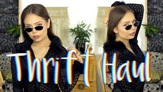 Vintage Thrift Haul amp Try On 2017  Steal The Spotlight [upl. by Annayehc]