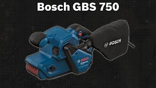 Bandschleifer Bosch GBS 750 06012C1020  TEST  Deutsch [upl. by Almeeta808]