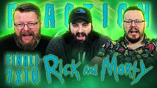 Rick and Morty 7x10 FINALE REACTION quotFear No Mortquot [upl. by Amadis]