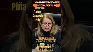 Ministra Loretta Destroza A Norma Piña ultimahora noticias noroña youtubeshorts amlovers [upl. by Esilegna]