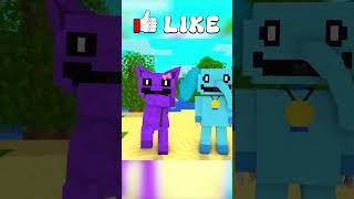 Monster School Catnap amp Zombie №13  Minecraft Animation [upl. by Yzdnil]