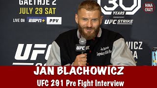 Jan Blachowicz plans to KO Alex Pereira amp get revenge on Glover Teixeira at UFC 291 [upl. by Clerissa]