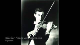 Kreisler Sicilienne and Rigaudon for Violin and Orchestra  Peter Zazofsky [upl. by Souza]