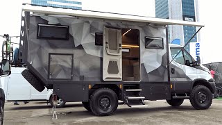 2024 Iveco Daily 4x4 Expedition Camper Van  Interior Exterior Details  Camping amp Caravaning Expo [upl. by Roselin]