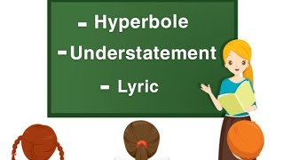 Hyperbole  Understatement  Lyric  Figures of speech in easy language 📝 [upl. by Sathrum482]