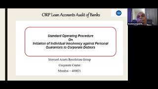 Workshop  CIRP Audit and Liquidation Audit in Banks Part I [upl. by Kei]