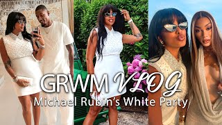 Ultimate GRWM Michael Rubins White Party  Kamiah AdamsBeal [upl. by Otanod]