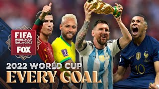 2022 FIFA World Cup Every Goal of the Entire Tournament  FOX Soccer [upl. by Anitaf]