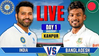 India vs Bangladesh 2nd Test Day 1  Live Cricket Match Today  IND vs BAN Live Score amp Commentary [upl. by Sandry571]