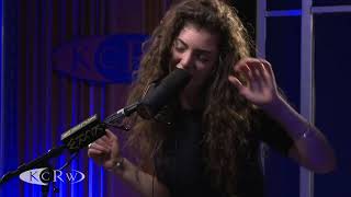 Lorde performing quotRoyalsquot Live on KCRW [upl. by Cavan701]