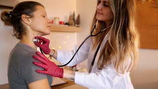 ASMR Real Person Medical Exam Head To Toe Assessment DOCTOR CHECK UP soft spoken RP deutschgerman [upl. by Montagu963]