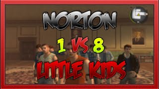 BULLY DUELO  Norton Williams Boss Health VS Little Kids [upl. by Aeslek225]