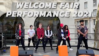 KPOP IN PUBLIC LONDON WELCOME FAIR PERFORMANCE 2021  KCL HALLYU [upl. by Theressa118]