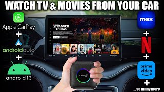 Carlinkit Tbox Max Review  The Ultimate CarPlay Adapter to watch YouTubeNetflixDisney [upl. by Marabel664]