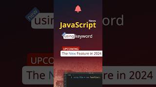 Using is a New Keyword in JavaScript javascript ecmascript [upl. by Evyn252]