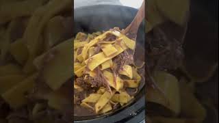 Flavorful Slow Cooker Beef and Noodles Recipe [upl. by Drofhsa]