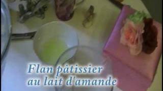 Flan Patissier au Lait dAmande  Recette diététique inédite [upl. by Uird244]