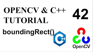 OPENCV amp C TUTORIALS  42  boundingRect  Draw rectangles for contours [upl. by Anaira]