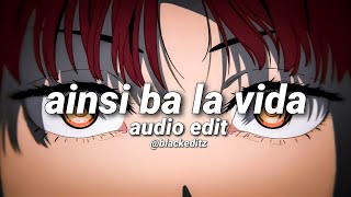 ainsi ba la vida  audio edit [upl. by Kcirde]