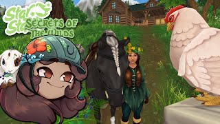 A GOLD RUSH for Golden Egg Laying Chickens 🐴🍃 Star Stable Secret Wilds • 2 [upl. by Gerk972]