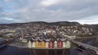 Aeriel Drone Video from Norway Steinkjer [upl. by Aihsele]