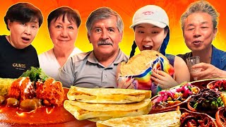 Mi PAPÁ prueba COMIDA OAXAQUEÑA 🇲🇽 por primera vez ft mis suegros [upl. by Noyad]