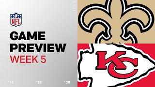 New Orleans Saints vs Kansas City Chiefs  2024 Week 5 Game Preview [upl. by Arbmik573]