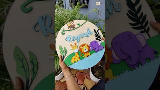 Customized Kids Name Plate 🎨 nameplate kids short shortsvideo [upl. by Rollins735]