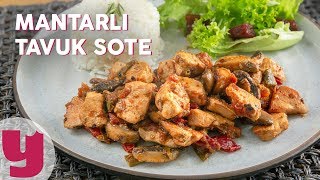 Mantarlı Tavuk Sote Tarifi  Tavuk Yemekleri  Yemekcom [upl. by Milore228]