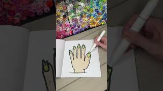 Subscribe for daily coloring videos ❤️☝🏼 coloring ohuhumarkers coloringbook [upl. by Fidelas]