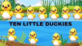 Ten little duckies  kids song kids song English [upl. by Ursel]