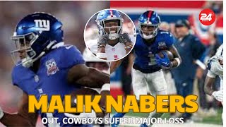 NFL Week 5 Injury Report Giants Malik Nabers Out Cowboys Suffer Major Loss [upl. by Ramaj403]